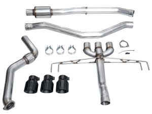 Acura Integra Performance Exhaust - AWE Tuning - Cat Back Track Edition - Diamond Black - 2024+